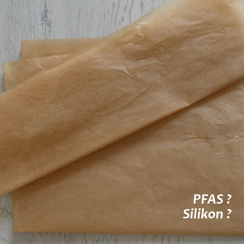 Backpapier hat Zusätze...